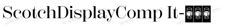 ScotchDisplayComp It字体转换